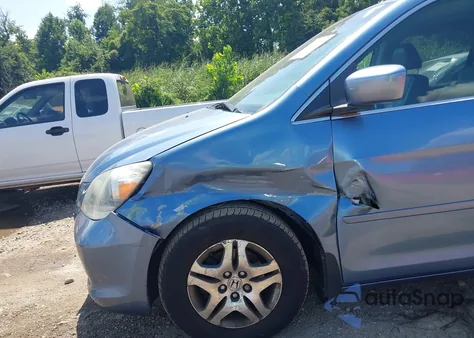 2005 Honda Odyssey Ex-L z USA, uszkodzony, nr VIN 5FNRL38655B080798